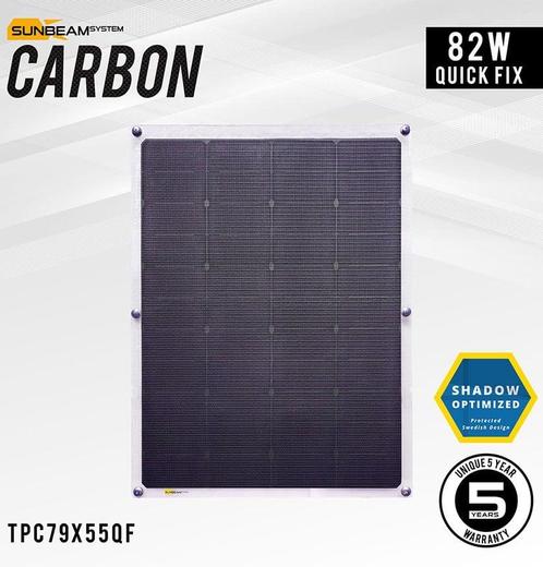 SUNBEAMsystem 82 Watt Carbon Zonnepaneel, Watersport en Boten, Navigatiemiddelen en Scheepselektronica, Nieuw, Ophalen of Verzenden