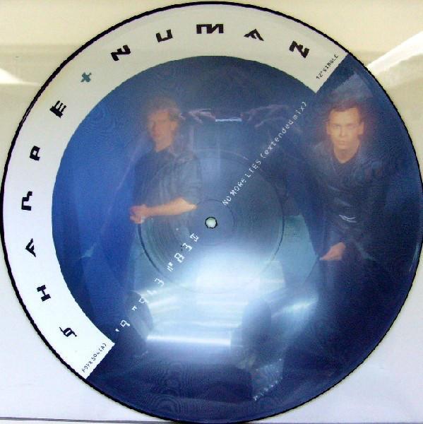 LP gebruikt - Sharpe + Numan - No More Lies Picture Disc, Cd's en Dvd's, Vinyl | Pop, Zo goed als nieuw, Verzenden