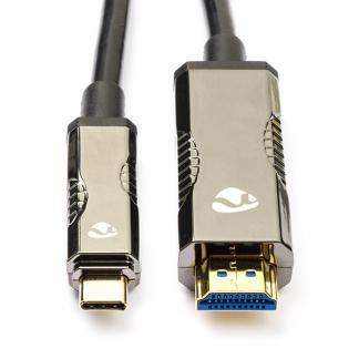 USB C naar HDMI kabel | Nedis | 20 meter, Computers en Software, Pc- en Netwerkkabels, Nieuw, Verzenden
