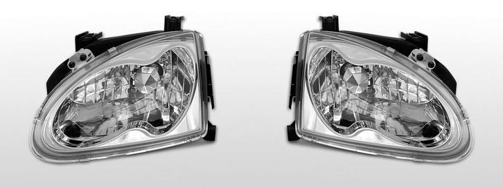 Koplampen | Honda CRX Del Sol 1992-1997| chroom, Auto-onderdelen, Verlichting, Nieuw, Honda, Verzenden