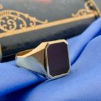 Gouden zegelring met carneool | Heren (vintage, heren ring), Sieraden, Tassen en Uiterlijk, Ringen, Gebruikt, Overige kleuren