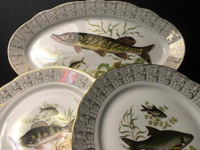 FD Limoges - Tafelservies (7) - Porselein, Antiek en Kunst, Antiek | Meubels | Tafels