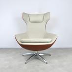 draaifauteuil Caruzzo Leolux leer kantelbaar 2022, Ophalen, 75 tot 100 cm, Zo goed als nieuw, 75 tot 100 cm