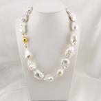 Parel - Zilver - Halsketting - Italiaans ambacht, Verzamelen