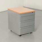 Ahrend verrijdbaar ladeblok, aluminium, 58x42 cm, 3 laden, Huis en Inrichting, Kasten | Ladekasten, Ophalen of Verzenden, Nieuw
