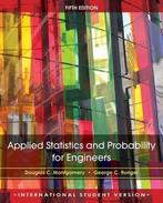 Applied Statistics and Probability for Engineers - Applied, Ophalen of Verzenden, Nieuw