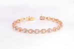 Armband - 18 karaat Roségoud - 1.05ct. tw. Diamant, Sieraden, Tassen en Uiterlijk, Armbanden, Nieuw