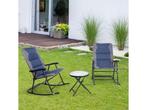 Coast 3-delige opvouwbare bistro-set Outdoor Swenkstoelen, Verzenden, Nieuw