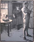 Spotprent over executie van Zuid-Afrikaans militair tijde..., Verzenden