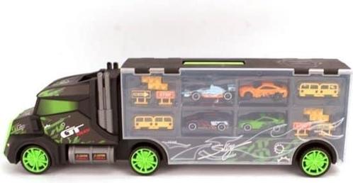 Rapid Whee Autotransporter Carry Case + 4 Autos, Kinderen en Baby's, Speelgoed | Overig, Zo goed als nieuw, Ophalen of Verzenden