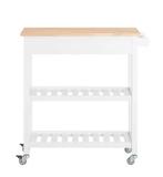 Keukentrolley met Lades en Planken – Houten Blad 85×90×39, Huis en Inrichting, Tafels | Eettafels, Verzenden, Nieuw
