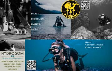 Poseidon, Rebreather, ademautomaat, duikmateriaal beschikbaar voor biedingen