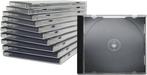 Knopex CD-Doosjes Transparant met Zwarte Tray - 10 stuks (Ni, Cd's en Dvd's, Cd's | Overige Cd's, Verzenden, Nieuw in verpakking