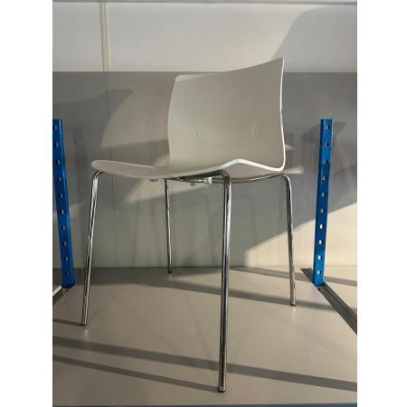 (MDK-107364) Gaber Slot designstoel &ndash; wit, Huis en Inrichting, Stoelen, Wit, Gebruikt, Ophalen of Verzenden