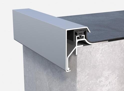 Roval Duplo dakrandprofiel 60mm geanodiseerd - bovenprofiel, Doe-het-zelf en Verbouw, Dakpannen en Dakbedekking, Ophalen of Verzenden