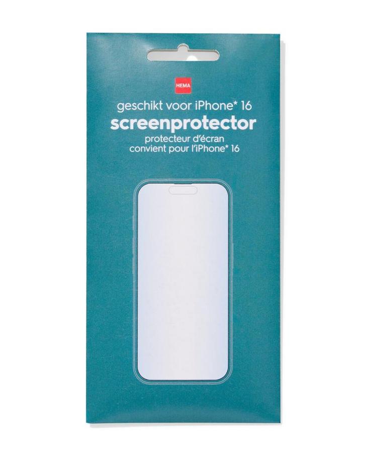 HEMA Screenprotector iPhone 16, Computers en Software, Overige Computers en Software, Nieuw, Verzenden
