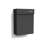 Brievenbus | eSafe | Topa | Aluminium - 9005, Tuin en Terras, Brievenbussen, Verzenden, Nieuw, Aluminium, Wandbrievenbus