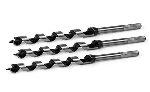Set van 3 slangenboren voor hout, 24x230 mm, Doe-het-zelf en Verbouw, Gereedschap | Handgereedschap, Nieuw, Ophalen of Verzenden