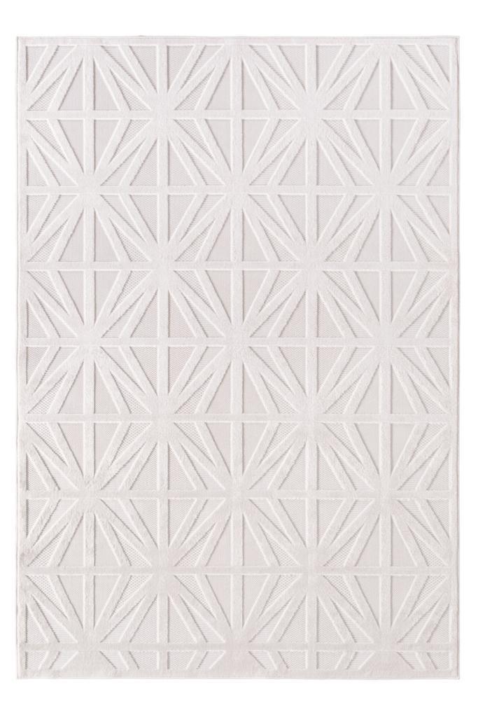 Modern Vloerkleed | Doha | Ruiten | Crème | 140x200 cm, Huis en Inrichting, Stoffering | Tapijten en Kleden, Verzenden