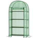 TRUUSK Foliekas 4 Planken, Mini Kas Voor Balkon, Broeikas, T, Verzenden, Nieuw