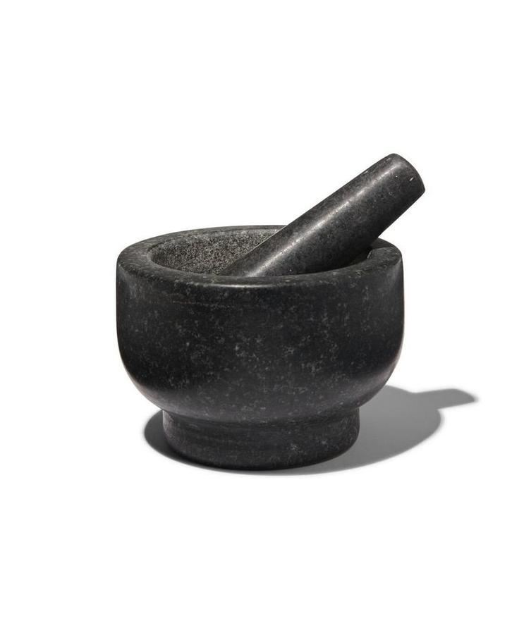 HEMA Vijzel natuursteen Ø13x9 van €17.49 voor €13.12 sale, Huis en Inrichting, Keuken | Keukenbenodigdheden, Nieuw, Verzenden