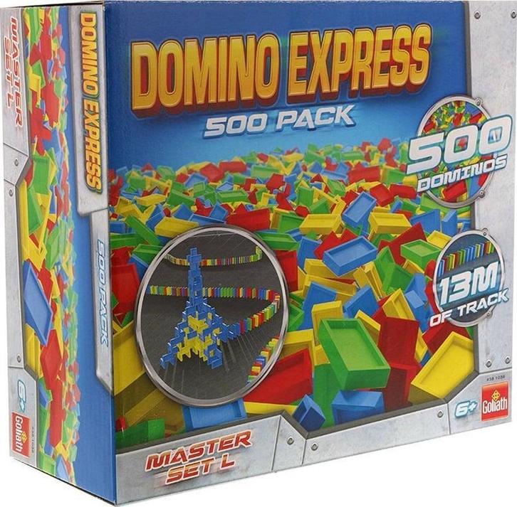 Domino Express - 500 stenen | Goliath - Kinderspellen, Kinderen en Baby's, Speelgoed | Bouwstenen, Nieuw, Verzenden