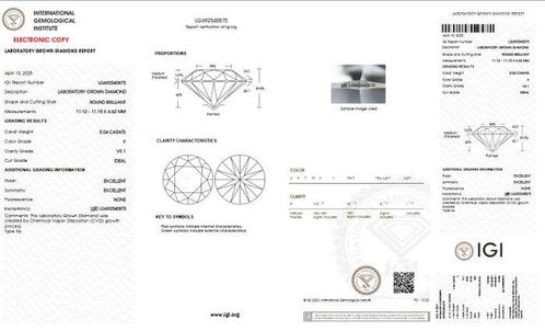Zonder Minimumprijs - Ring - 18 karaat Witgoud - 5.04ct. tw., Sieraden, Tassen en Uiterlijk, Ringen