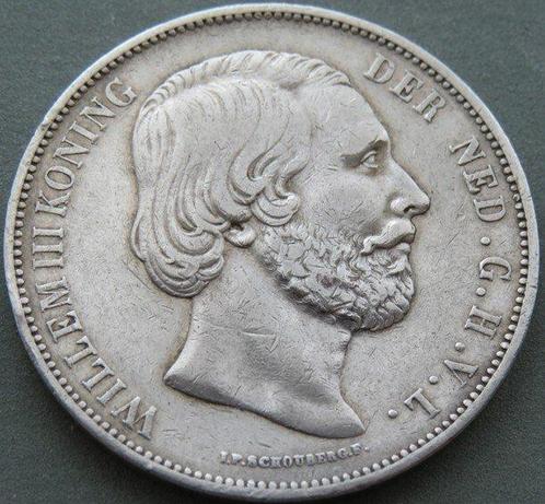 Nederland. Willem III. 2 1/2 Gulden 1870 (Zonder, Postzegels en Munten, Munten | Nederland