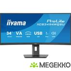 Iiyama Prolite XCB3494WQSU-B1 34  Wide Quad HD VA Monitor, Computers en Software, Monitoren, Verzenden, Nieuw, Iiyama