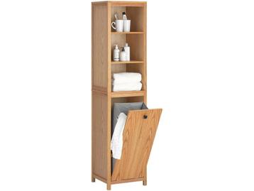 SoBuy BZR95-N - Badkamerkast - Hoge Kast met Planken & beschikbaar voor biedingen