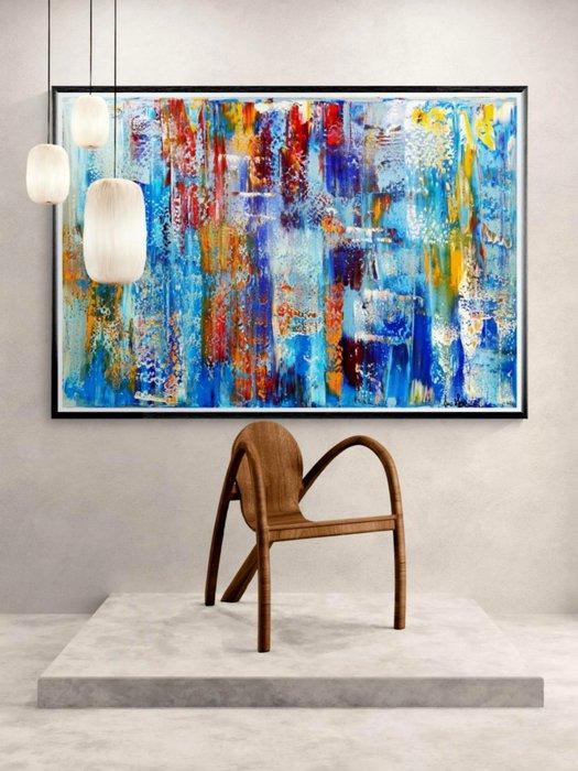 Luc Mora - Blue lagoon - XXL, Antiek en Kunst, Kunst | Designobjecten