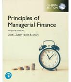Principles of Managerial Finance, Boeken, Ophalen of Verzenden, Zo goed als nieuw, Niet van toepassing