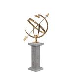 Zonnewijzer Saturnus Z4 &amp; Sokkel SB104 Decoratie, Tuin en Terras, Tuinwanddecoratie, Verzenden, Nieuw