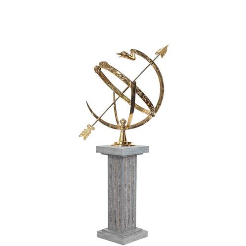 Zonnewijzer Saturnus Z4 & Sokkel SB104 Decoratie, Tuin en Terras, Tuinwanddecoratie, Verzenden