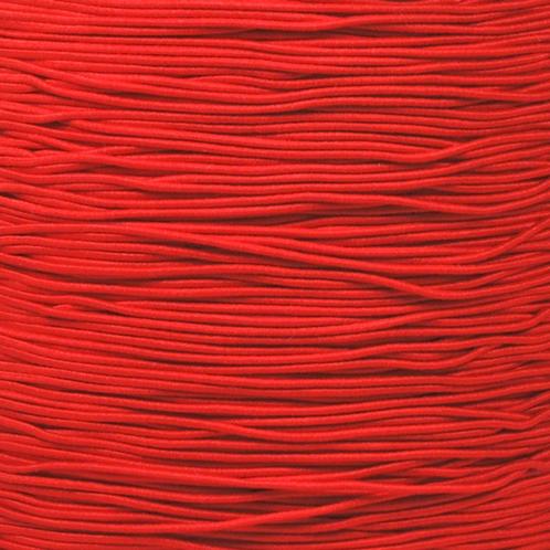 3mm Elastisch Touw - Rood - 50 meter op rol, Hobby en Vrije tijd, Overige Hobby en Vrije tijd, Nieuw, Ophalen of Verzenden