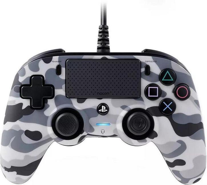 Nacon Compact Controller - Camo Grijs PS4 Morgen in huis!, Spelcomputers en Games, Spelcomputers | Sony PlayStation Consoles | Accessoires