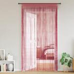 vidaXL Koordgordijnen 2 st 140x250 cm roze, Verzenden, Nieuw