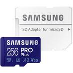 Samsung Pro Plus | 256gb U3 V30 A2 Micro SDXC kaart, Verzenden