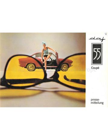 1968 DAF 55 COUPE BROCHURE DUITS beschikbaar voor biedingen