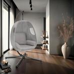 Hangstoel Anika met frame en kussen 160 kg - lichtgrijs, Verzenden, Nieuw