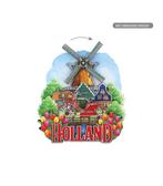 MDF Holland fiets molen met draaiende wiek, Ophalen of Verzenden, Nieuw
