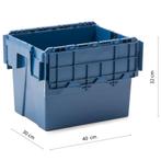 Distributiebak 400x300x320 mm 28L Nestbaar Stapelbaar Blauw,, Doe-het-zelf en Verbouw, Kratten en Dozen, Minder dan 50 cm, Ophalen of Verzenden