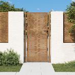 vidaXL Poort 105x180 cm vierkant cortenstaal, Verzenden, Nieuw