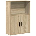 vidaXL Boekenkast 60x24x85 cm bewerkt hout sonoma, Huis en Inrichting, Kasten | Boekenkasten, Verzenden, Nieuw, Overige houtsoorten