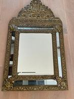 Spiegel - Messing, Koper, Hout - Repousse, Antiek en Kunst