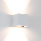 Reach Up&Down Muurlamp Wit kubus met LED Binnenverlichting, Huis en Inrichting, Verzenden, Nieuw