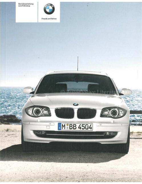 2009 BMW 1 SERIE INSTRUCTIEBOEKJE DUITS, Auto diversen, Handleidingen en Instructieboekjes