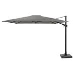Siesta premium zweefparasol 300x300 cm charcoal 4 Seasons, Ophalen of Verzenden, Nieuw