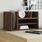 vidaXL Bureau organiser 44,5x24x25 cm bewerkt hout bruin, Verzenden, Nieuw in verpakking
