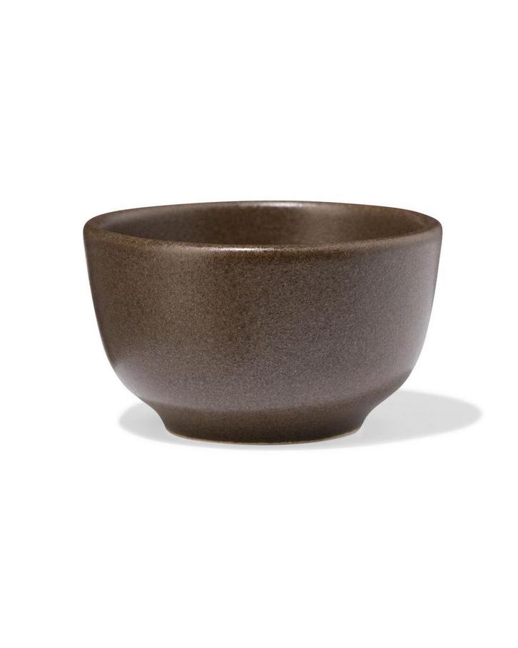 HEMA Hoog schaaltje Ø7cm PUUR reactief glazuur donkerbruin, Huis en Inrichting, Keuken | Keukenbenodigdheden, Nieuw, Verzenden
